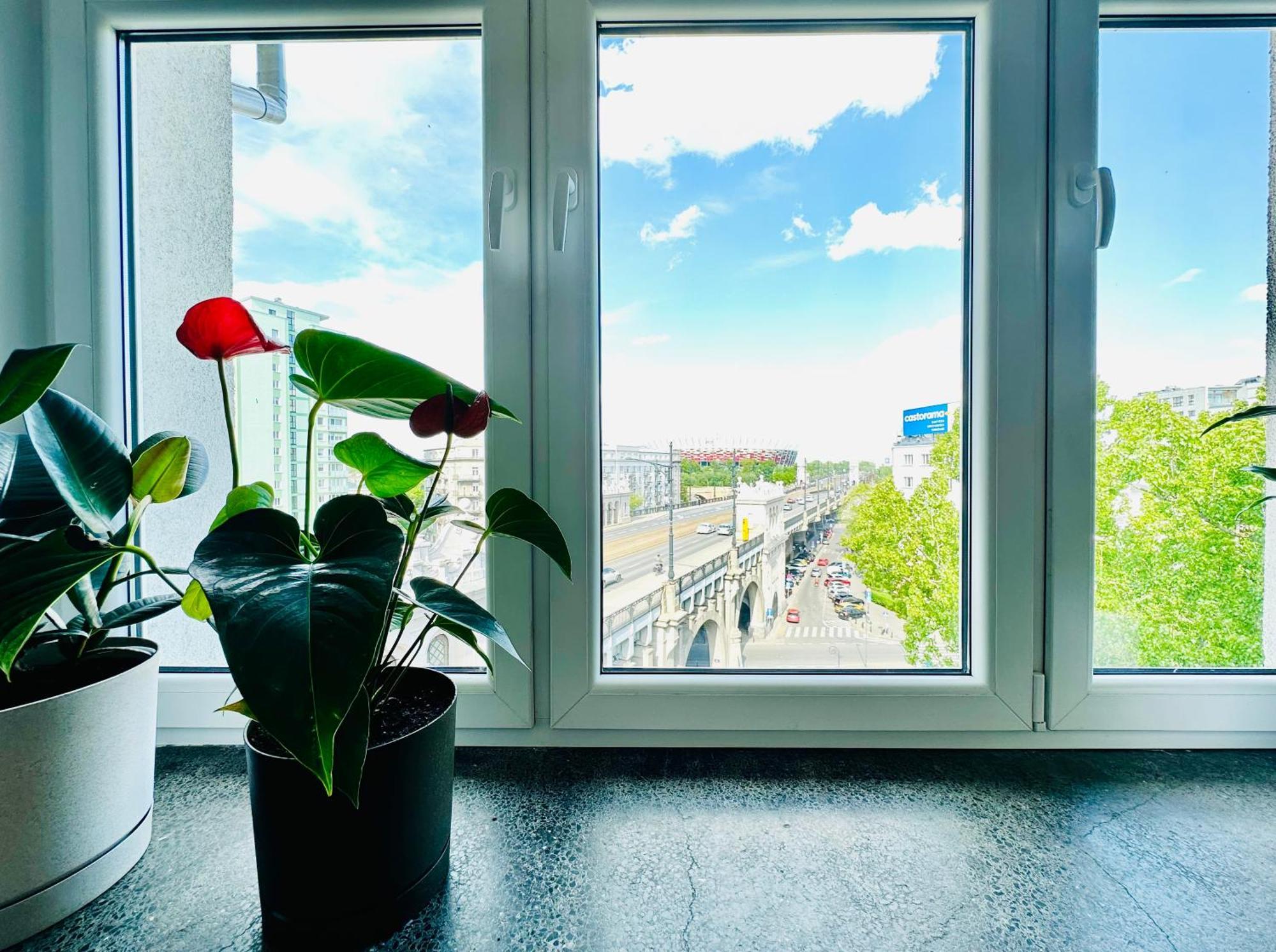 ורשה Westside Panorama Pgn Stadium Apartment מראה חיצוני תמונה
